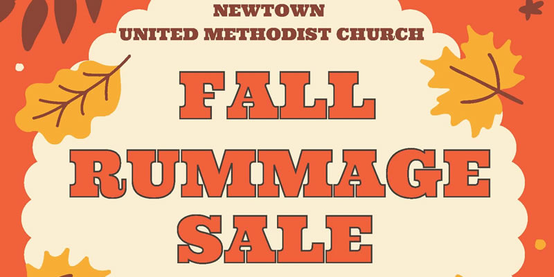 Fall Rummage Sale at Newtown United Methodist Church