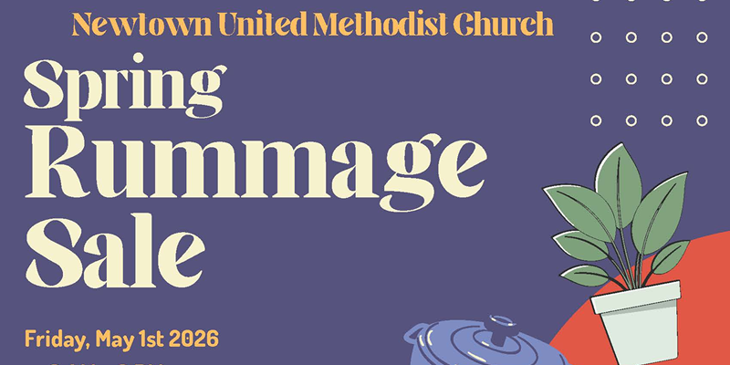 Spring Rummage Sale at Newtown United Methodist Church