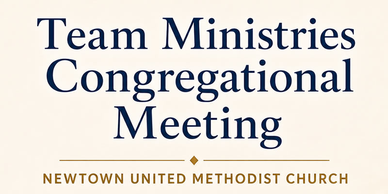 Team Ministries Congregational Meeting